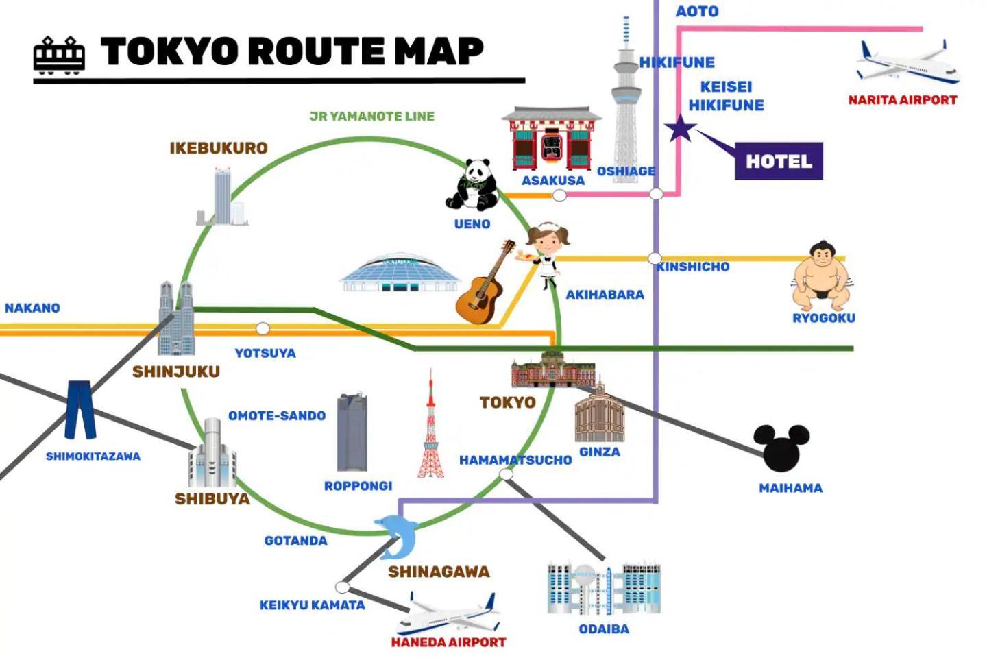 葡萄の長屋 Apartment Tokyo Bagian luar foto